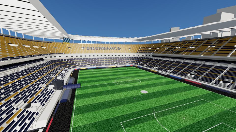 Şükrü Saracoğlu Stadyumu: üç kademeli tribünler, membran çatı ve çim saha